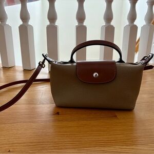 Elegant Brown and Tan Women's Bag